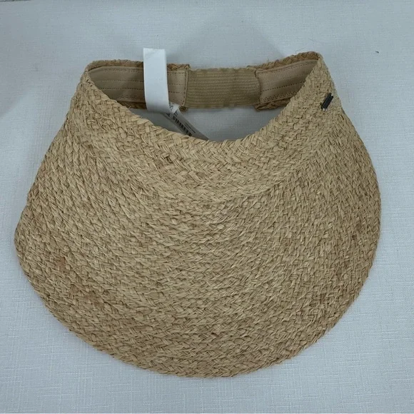 ROXY Women’s Small / Medium Always In Bloom Straw Roll Up Visor - Picture 6 of 15